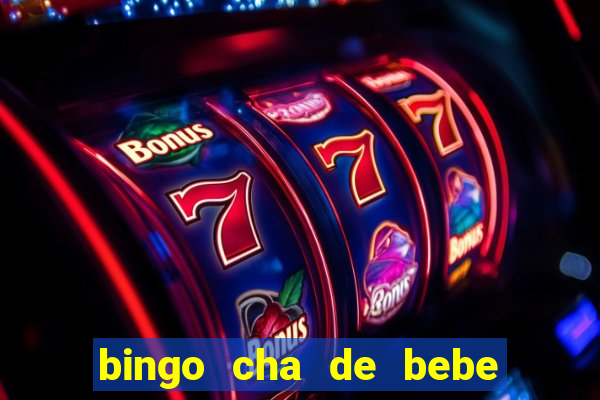 bingo cha de bebe cartelas para imprimir